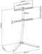 Tv standaard modern studio design - tv statief - tot 70 inch beeldscherm