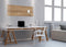 Sigel glasmagneetbord - Artverum - 130x55cm - Natural Wood - SI-GL247