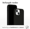 Accezz Liquid Silicone Backcover iPhone 15 - Schokabsorberend - Zwart