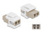 Delock 86347 - Keystone-module - 1 x LC Duplex vrouwelijk - 1 x LC Duplex vrouwelijk - Beige/Wit