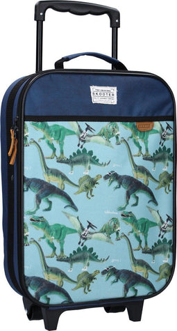 Skooter Dino Reiskoffer - Softcase - 40 x 30 x 14 cm - Navy Blauw