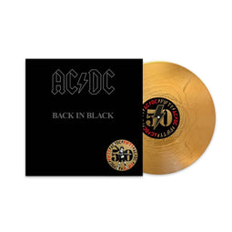 AC/DC - Back in Black - LP - 50th Anniversary Gold Vinyl