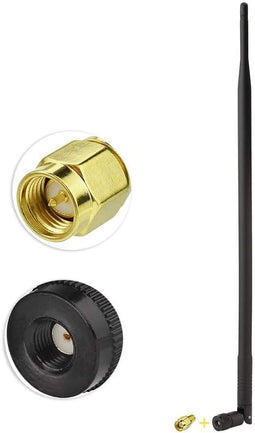 900MHz 3G 4G Antenne 9Dbi Externe Omni Rubber Duck Antenne met RP-SMA-connector + RP-SMA Vrouwelijk