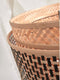 GOOD&MOJO Vloerlamp Bhutan - Bamboe Zwart/Naturel - 55x31x150cm - - Staande lampen voor Woonkamer - Slaapkamer