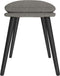 vidaXL - Voetenbank - 45x29,5x35 - cm - stof - lichtgrijs