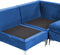 EVJA - Hoekbank - Marineblauw - Rechterzijde - Fluweel