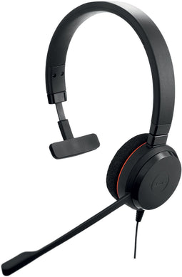 Jabra Evolve 20 - On-Ear Hoofdtelefoon - Ruisonderdrukkend - Zwart