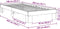 vidaXL - Bedframe - zonder - matras - 100x200 - cm - massief - hout - eiken
