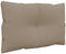 vidaXL - Palletkussens - 3 - st - stof - taupe