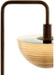 Light & Living Vloerlamp Baylie - Bruin - 43x30x165cm - Modern - Staande lampen voor Woonkamer - Slaapkamer