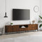 vidaXL - Tv-meubel - met - lade - 200x25x44 - cm - bewerkt - hout - bruin - eikenkleur