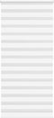 vidaXL - Zebra - rolgordijn - 95x200 - cm - stofbreedte - 90,9 - cm - polyester - wit