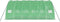 vidaXL - Tuinkas - met - stalen - frame - 36 - m² - 6x6x2,85 - m - groen