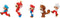 Super Mario Figuren 5 Stuks