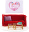 Lundby Smaland zitkamer (rood)