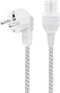 Goobay 93314 - C15/C16 Stroomkabel - 200cm Rubber/Nylon - Wit