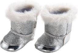 Heless Poppenschoenen Laarzen 38-45 Cm Meisjes Polyester Zilver