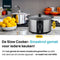 MOA Slowcooker 6,5L - Digitale Timer - 3 Warmtestanden - RVS