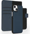 Accezz Hoesje Geschikt voor iPhone 14 Plus Hoesje Met Pasjeshouder - Accezz Premium Leather 2 in 1 Wallet Bookcase - Donkerblauw
