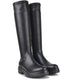 POSH by Poelman CYBELE - Dames Laarzen - Chunky zool 4.5 cm - Zwart