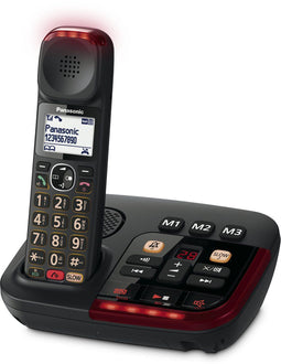 Panasonic KX-TGM420EXB - DECT-telefoon - Antwoordapparaat Nummerherkenning - Zwart