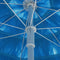 vidaXL - Strandparasol - Hawaï - 240 - cm - wit