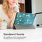 imoshion Tablet Hoes - Geschikt voor Lenovo Tab M10 5G - Design Trifold Bookcase - Green Plant