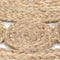 vidaXL - Tapijt - met - ontwerp - rond - 240 - cm - gevlochten - jute