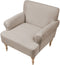 FREDROS - Fauteuil - Taupe - Polyester