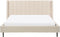 VILETTE - Tweepersoonsbed - Beige - 180 x 200 cm - Bouclé
