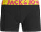 JACK&JONES ADDITIONALS JACCRAZY - Boxershorts 3-pack - Zwart Donkergrijs Helder Blauw (3-pack)