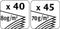 Essentials Metal 2-gaats perforator - zwart - 40 vel