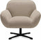 Liviza Fauteuil Donato - Draaibaar Almond - Stof - Rechthoek Beige - 74 cm , 75 cm , 79 cm