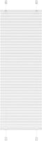 vidaXL - Plissé - rolgordijn - 40x150 - cm - stofbreedte - 39,4 - cm - polyester - wit