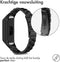 imoshion Bandje met Horlogeband inkorter - Geschikt voor Samsung Galaxy Fit - imoshion Stalen band zonder installatiehulp - Zwart