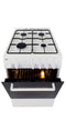 Etna FGV150WIT - Fornuis - 4 gas kookzones - 60 liter oven - Wit