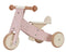 Little Dutch Driewieler - Houten Loopfiets - Motorische Vaardigheden - Roze Bloemen