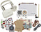 Muzen Retro Bluetooth Speaker Radio Chiffon White Metal
