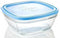 Hermetische Lunchtrommel Duralex Freshbox Blauw Vierkant (14 x 14 x 6 cm) (610 ml)