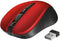 Trust Mydo - Draadloze muis - Stille knoppen - Rood