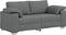 vidaXL - Ligbank - in - Donkergrijs, - 140 - cm, - Stof