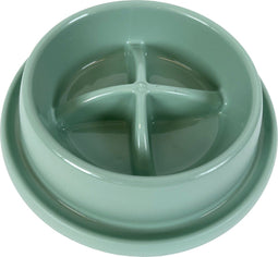 Happy pet mad about pets voerbak adagio slow feeder salie groen 21,5x20,5x5,5 cm 500 ml