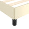 vidaXL - Bedframe - met - hoofdeinde - zonder - matras - 80x200 - cm - crèmekleurig