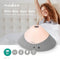 Nedis White Noise Machine - 20 Sound Options - 4 W - Maximale batterijduur: 5 uur - Dimbaar Licht - Tijdschakelaar - Grijs / Wit