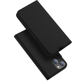 Dux Ducis - Slim bookcase hoes - Geschikt voor iPhone 13 - Zwart