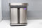 Simplehuman Liner Pocket Recycler - Prullenbak 58 Liter - 2 Compartimenten - RVS