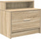 vidaXL - Nachtkastjes - 2 - st - met - lade - 51x31x47 - cm - sonoma - eikenkleurig