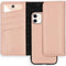 Selencia Hoesje Geschikt voor iPhone 11 Hoesje Met Pasjeshouder - Selencia Eny Uitneembare Vegan Lederen Clutch - Roze
