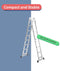 RMBO Multifunctionele Vouwladder 4x4 - 13 standen - Max. hoogte 464 cm - Max. belasting 150 kg EN 131.6