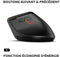 Mobility Lab ML314259 - Draadloze Ergonomische Muis - Bluetooth en 2,4GHz - Zwart